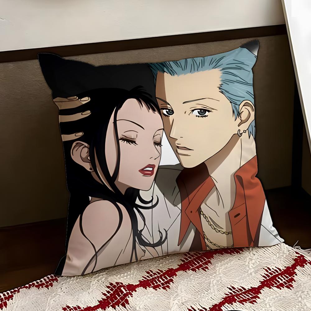 PParadise Anime KKiss Cushion Cover Reversible Soft Durable Pillow Cover Home Car MultiScene Use for Daily Comfort