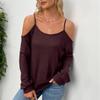 Women's Stylish Clothing Long-sleeved Suspender Top T-shirts & Long-sleeve Tops