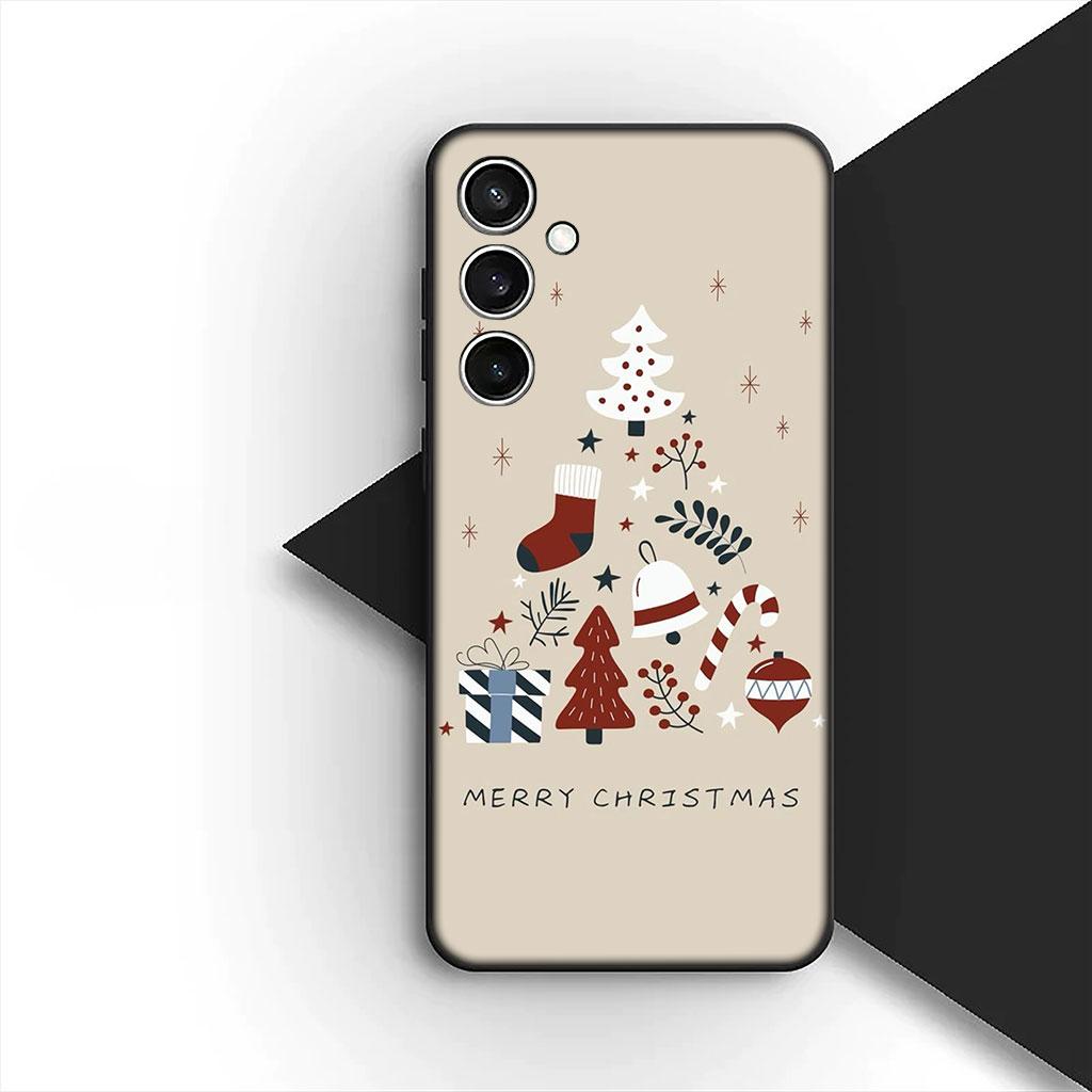 Santa Claus Merry Christmas Tree Deer Phone Cover for Apple iPhone 17 Air 12 13 Pro Max Mini ProMax 7 + 8 Plus Soft Case