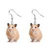 Colorful Cat Labrador Dog Dangle Earrings for Women Girls Acrylic Animal Earrings Cute Elegant Earring Jewelry Gift