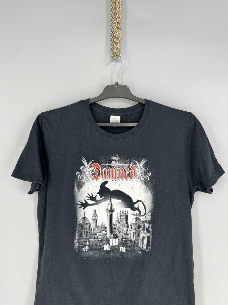 Винтажная футболка с коротким рукавом The DAMNED Punk Rock 90-х Полный размер S-5XL D206