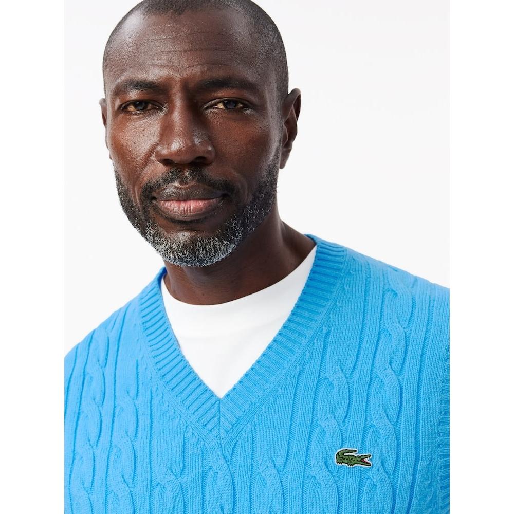 Lacoste Мужской жилет S Cable V Neck Ah3132 54n 4xa q2nAh3132 54n4xa