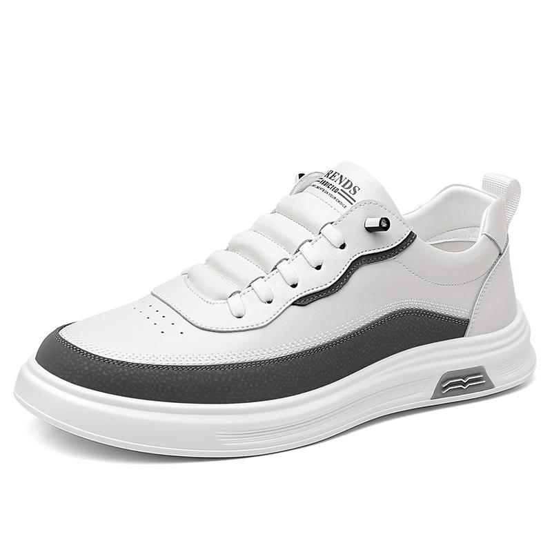 Весна-Осень Мужская кожаная повседневная обувь Мягкая подошва Мужские деловые оксфорды Универсальная модная спортивная обувь