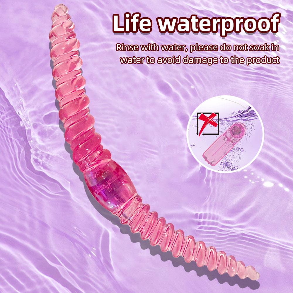 Анальная пробка Двуглазый дилдо Вибраторы Анальные бусины Точка G Анальная пробка Мастурбация Взрослые секс-игрушки для лесбийских пар Сексуальные