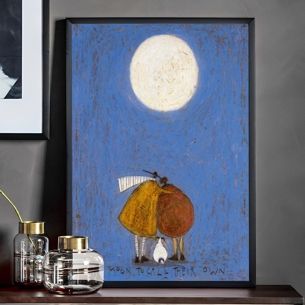 Сэм Тофт абстрактный пейзаж любовь собаки домашнее животное постер аниме постеры липкие HD качество настенные ретро постеры для домашнего декора комнаты кавайи