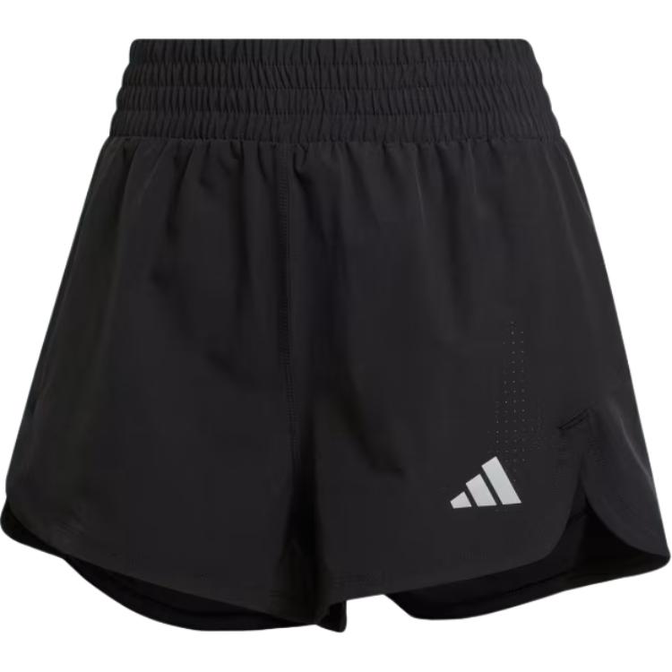 adidas Спортивные шорты с высокой талией Racer Climacool Pacer, мягкие, стильные, длиной три четверти, женские шорты KA6364