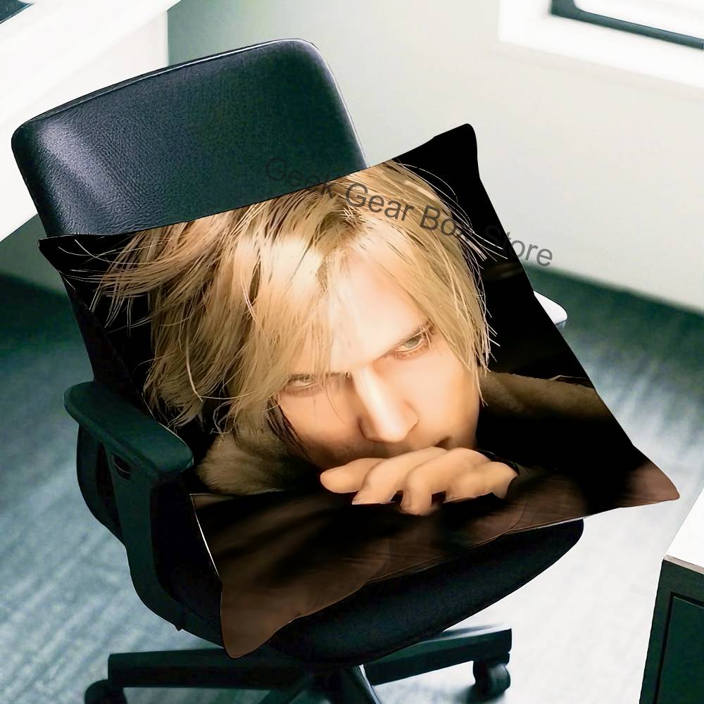 R-Resident L-Leons K-Kennedy Pillow Case For Sofa Decor Car Office Room Printing Cushion Cover Decorations And Protector