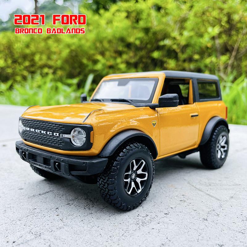 AJL1 Maisto 1:24 Newly launch 2021 Ford Bronco Badlands alloy car model handicraft decoration collection toy tool gift die-casting
