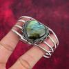 Labradorite Bangle Gemstone Jewelry, 925 Solid Sterling Silver Handmade Bangle, Latest Design Cuff Jewelry