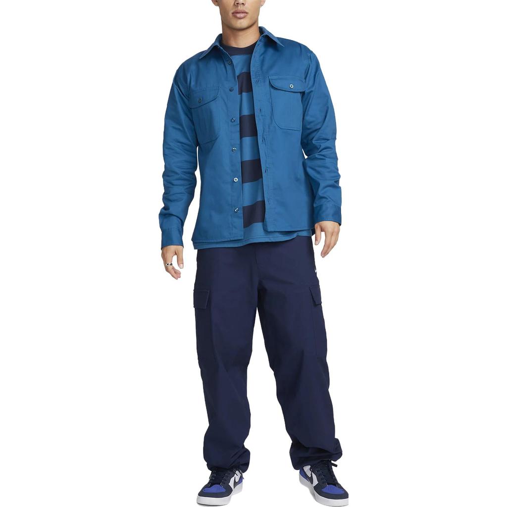 Новая футболка Nike мужская индустриально-синяя FQ0398-457