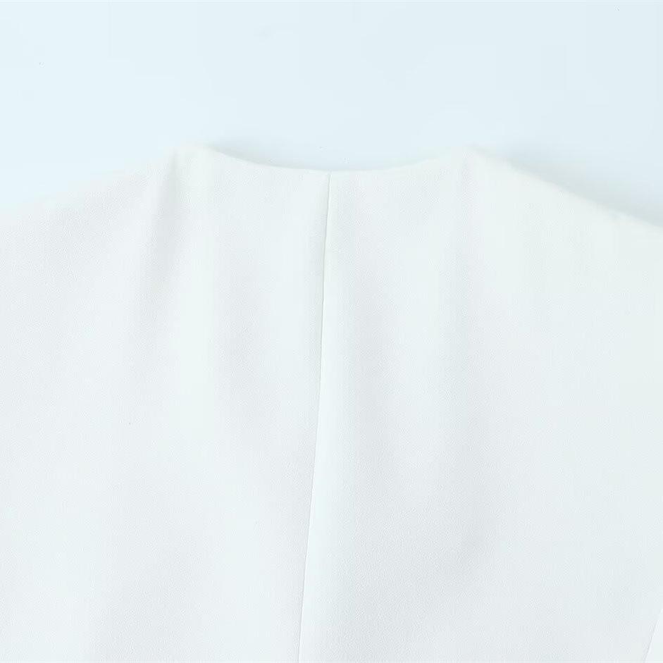 TAOP&ZA Женский весенне-летний асимметричный жилет без рукавов с V-образным вырезом