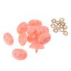 10 Pieces Pink Pig Noses Plastic Safety Parts for Soft Toys & Stuffed Animals Accessories 19X26mm