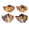 [Q0240] - Box of 4 'Gustav Klimt' Sachet Rests - Each 14x9. 5cm