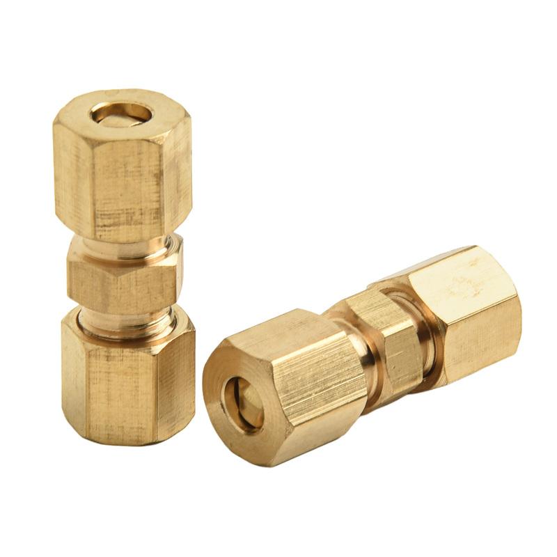 10pcs Car Brake Line Connector Joint For Brake Line Without Flaring 4.75mm 3/16" OD Tube Hydraulic Brake Lines Union