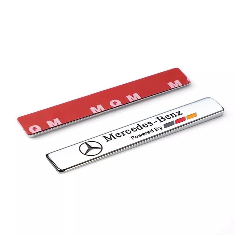 Premium 3D Metal Car Fender Trunk Badge Sticker Car Styling Decal For Mercedes Benz C200 C260 C300 CLA W211 W203 W204 W210 W124