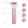 Многофункциональный электрический эпилятор, женский набор для бритья всего тела, триммер для волос в носу, нож для бровей, USB перезаряжаемая бритва
