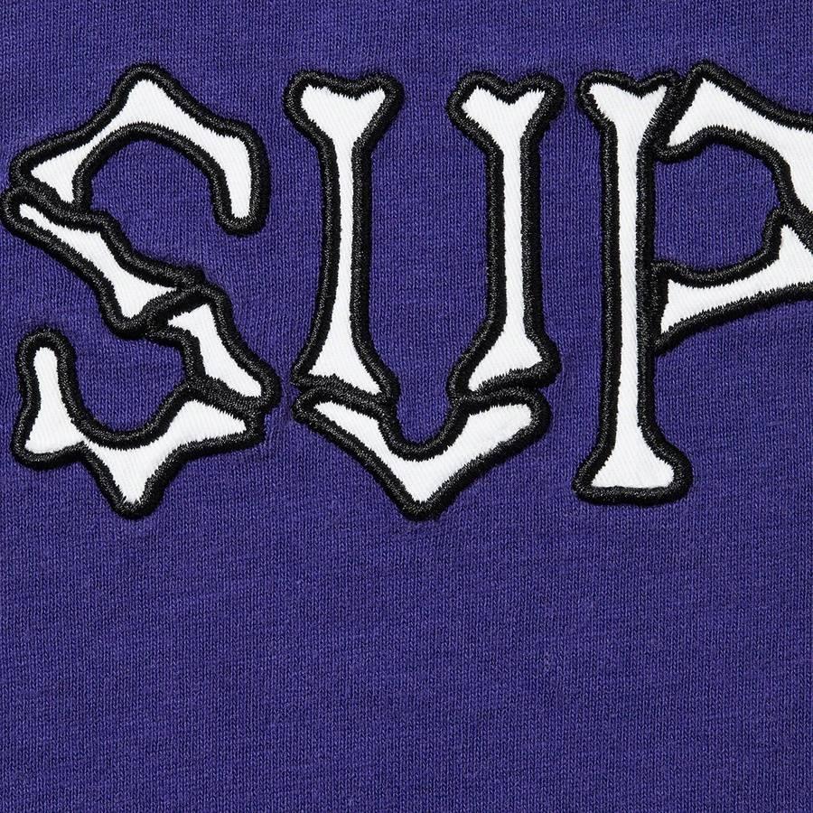 Supreme Bones S/S Top 'Purple White' Men's SUP-FW22-721