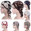 Casual Sleep Caps Chemotherapy Hat Floral Print Turban Cotton Hat Bandana Women National Wind
