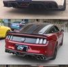 15-17 Ford Mustang Carbon Fiber Rear Lip Kit: US Version Quad Outlet Spoiler
