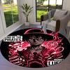 One Piece Round Area Rug Carpet Rug For Living Room Bedroom Sofa Playroom Decor Nonslip Floor Mat