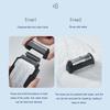Электробритва 2 в 1 из фольги, USB-перезаряжаемая, со съемной режущей головкой, электрический триммер для бороды с выдвижным триммером для лысых
