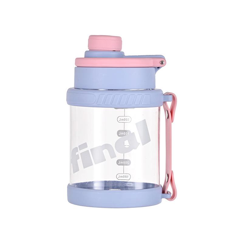 Good-looking Plastic Fruit Tea Cup Portable Tumbler Office with Handle Cup with Straw Men and Women Scented Tea Brewing Tea Cup