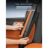 Seatbelt Shoulder Pad, Soft Nappa Leather, Extended Anti-Wear Shoulder and Neck Velcro Protective Cover, Universal for All Seasons, Interior Accessory