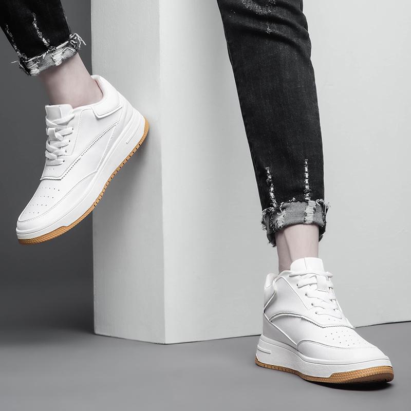 Мужские кроссовки из натуральной кожи, универсальные, 2024, классические, на шнуровке, для скейтбординга, новое поступление для мужчин, модная мужская повседневная обувь для отдыха на открытом воздухе