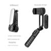 Bluetooth Selfie Stick with Stabilizer, Anti-Shake, LED Fill Light, and Mini Handheld Gimbal Tripod for Vlogging