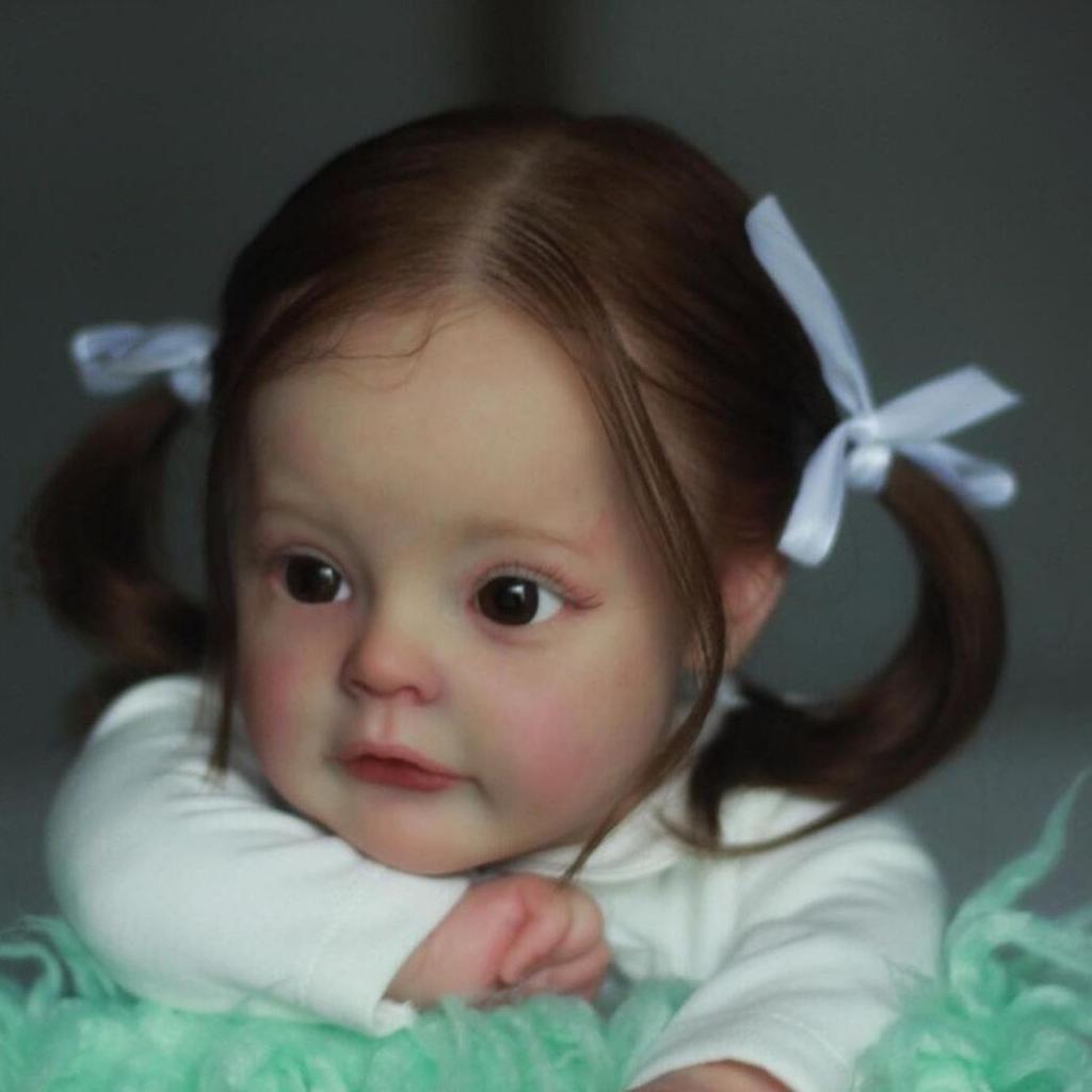BZDOLL Реалистичная мягкая силиконовая кукла SueSue Reborn 60 см с 3D-рисованием кожи и видимой веной, 24-дюймовый живой новорожденный Bebe милый игровой домик-игрушка