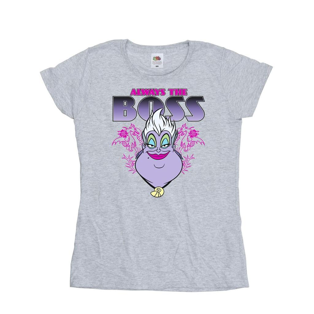 Disney Womens/Ladies The Little Mermaid Ursula Mum Is The Boss Cotton T-Shirt
