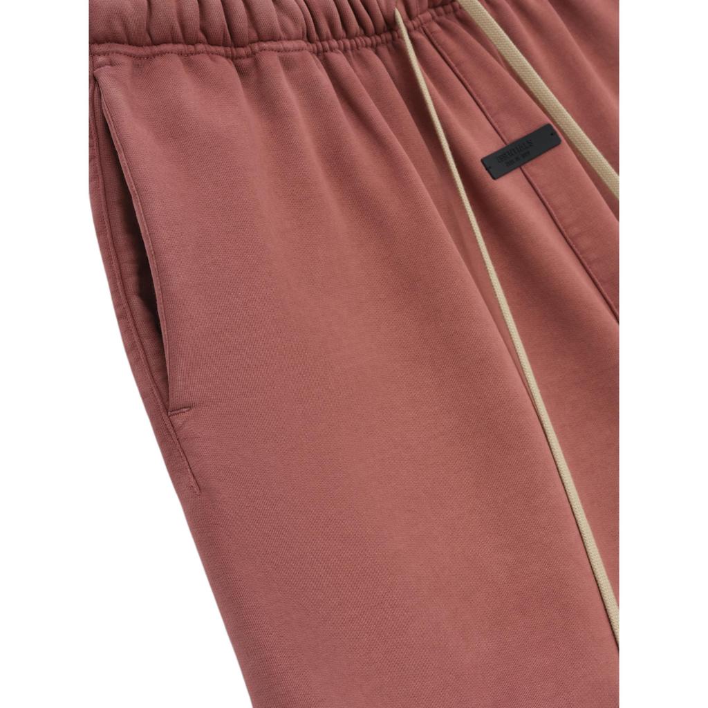 Fear of God Футбольные шорты Essentials Heavy Fleece Crimson для мужчин, красные 160BT244316F