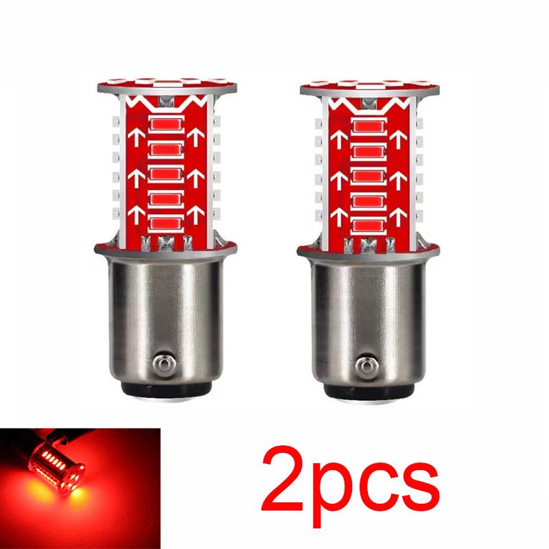 Светодиодная лампа для мотоциклетного стоп-сигнала, 12 В, мигающий указатель поворота, стоп-сигнал, универсальная красная, белая, синяя, задняя фара