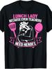 Funny School Cafeteria Lunch Lady Food Dinner Graphic T-Shirt for Men Novelty Gift for Him 1pc S-XXXL
