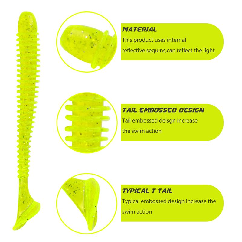 Рыболовные приманки Искусственные мягкие приманки Рыболовные черви Окунь Форель Судак Пресноводные снасти для ловли карпа