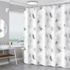 Waterproof and Moldy Shower Curtain, Used for Windows, Room Decoration, Home Decoration