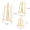 Регулируемый деревянный мольберт для рисования 30см/40см/50см Складной держатель для демонстрации картин Студенты Художник
