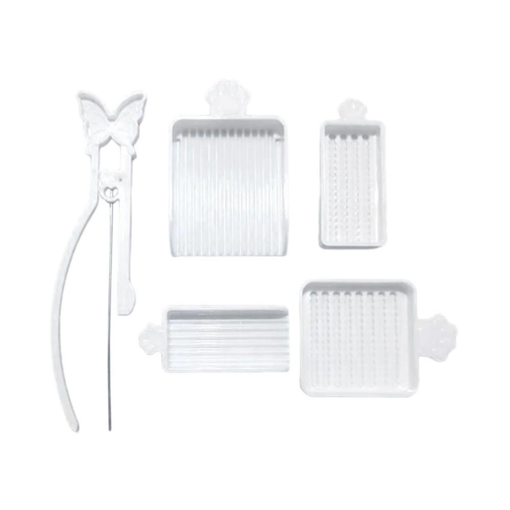 3/4/5Pcs/Set DIY Handmade Fuse Bead Single Needle Tweezer Beading Tool Kit  Handmade Beads Toy