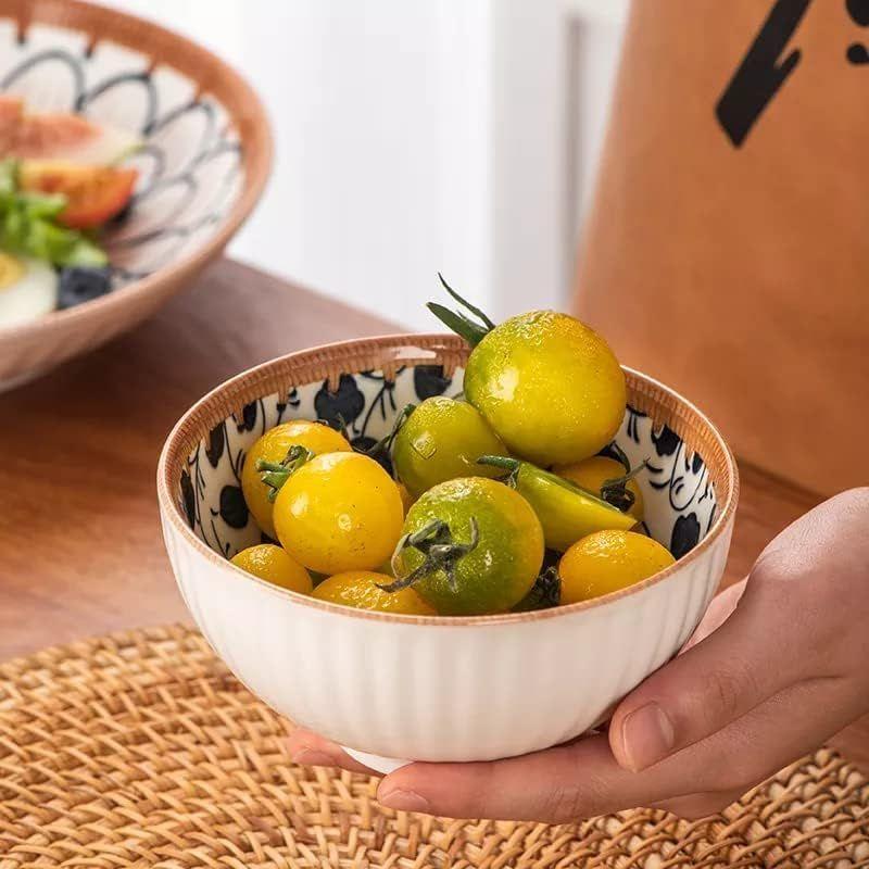 Japanese Ramen Bowls Ceramic Bowl Set Small Bowls - Porcelain Dessert Bowls for Rice | Soup | Snack | Side Dishes | | Ice Cream - Bowl Sets Microwave