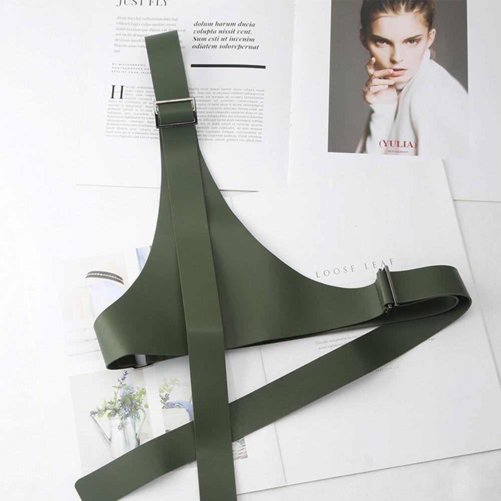 Необычный дизайн Ремень на одно плечо Пояс Панк Платье Кушаки Мода Женский Пояс-портупея на талию Юбка