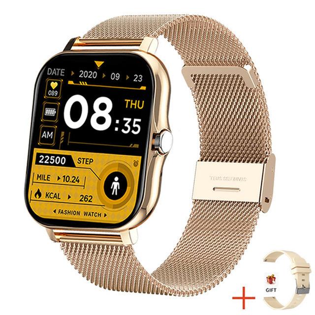 2025 New Smart Watch 1.69" Color Screen Full Touch Fitness Tracker Bluetooth Call Smart Clock Ladies Smartwatch Men Women