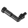 102° Motorcycle Spark Plug Cap with Internal Resistor, Waterproof Spark Plug Boot Cap Cover Resistor, Black