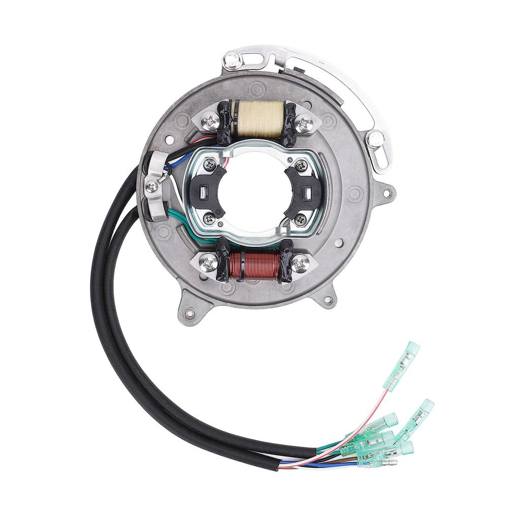 Boat Motor Coil Base Assy Aluminum Iron Improve Startup Efficiency 69P 85560 00 for 2 Stroke 25 30 HP Outboard Engine