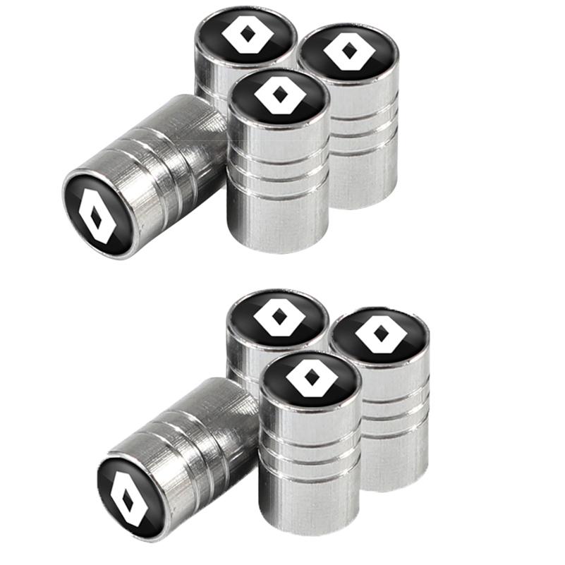 2026 Hot For Renault Hub Caps For Renault Megane 2 3 4 Twingo Clio Talisman Captur Traf 4Pcs/8Pcs Alloy Car Tire Valve Stem Air 