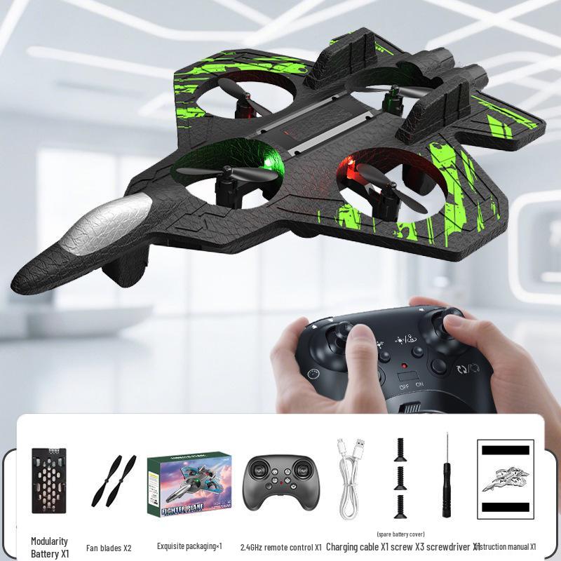 Specialty Light Fighter Remote Control Foam Airplane - Durable, Fixed Altitude, Hovering Toy for Kids