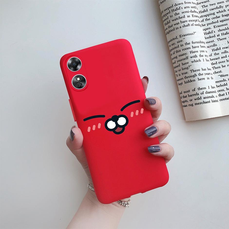 For OPPO A17 Phone Case CPH2477 Flower Butterfly Casing TPU Soft Silicone Back Cover for Oppo A17 A 17 Shell OppoA17 Bumper Capa