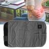 Gray Heated Back Wrap 3 Temperature Settings Waist Heating Pad Portable Heating Pad  Pain Relief