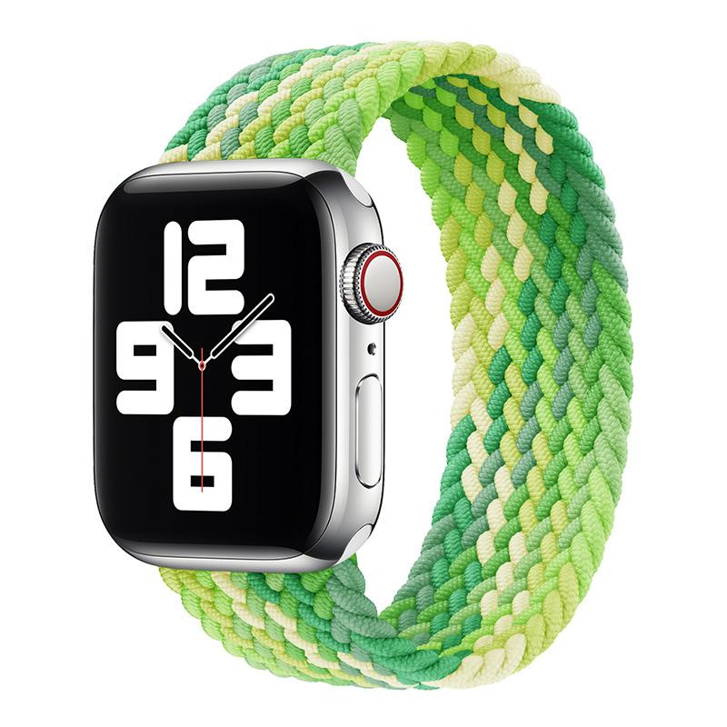 Плетеный ремешок из нейлоновой ткани Solo Loop для Apple Watch Band 44 мм 40 мм 38 мм 42 мм эластичный браслет для Iwatch Series 6 SE 5 4 3