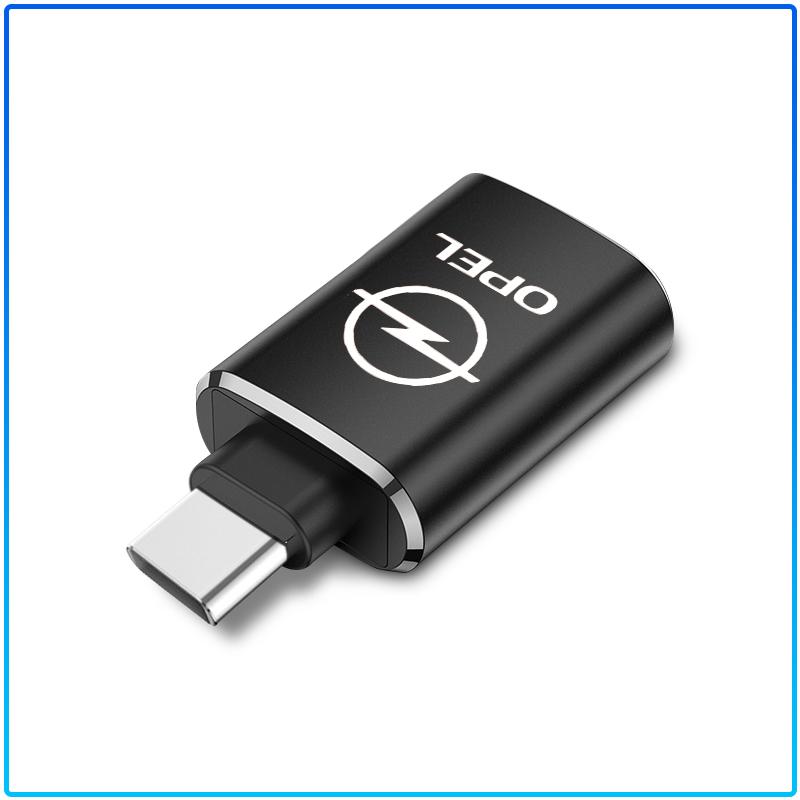 Автомобильный адаптер Type-C на USB 3.0 Автомобильный конвертер Детали интерьера Для Opel Astra C G H Insignia J K Zafira B Corsa Vectra C Corsa C