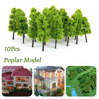 Игрушки 60 мм Дорога Архитектурный Ландшафт Лес Модельные Деревья Железнодорожная Планировка Деревья Миниатюры